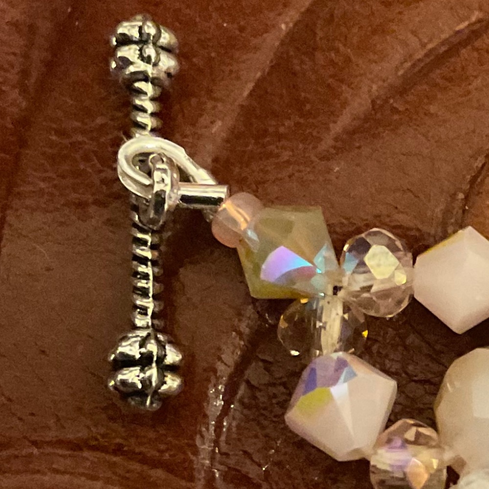 Pink clusters bracelet